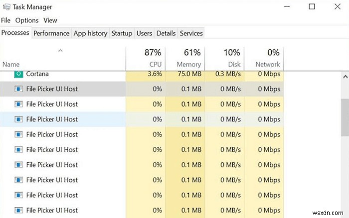 ফাইল পিকার UI হোস্ট PickerHost.exe Windows 11/10-এ সাড়া দিচ্ছে না 