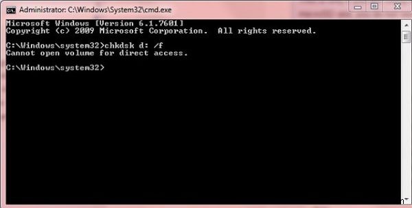 ঠিক করুন CHKDSK সরাসরি অ্যাক্সেসের জন্য ভলিউম খুলতে পারে না 