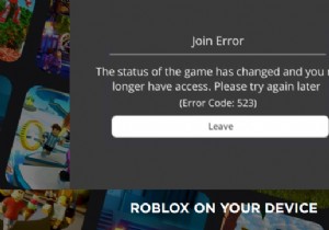 Windows 11/10-এ Roblox Error Code 523 ঠিক করুন 
