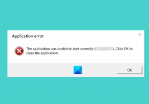 ঠিক করুন অ্যাপ্লিকেশনটি উইন্ডোজ কম্পিউটারে সঠিকভাবে ত্রুটিগুলি শুরু করতে অক্ষম ছিল৷ 