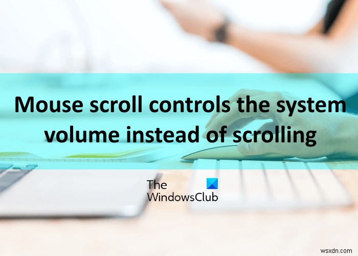 উইন্ডোজ 11/10 ভলিউম নিয়ন্ত্রণ থেকে মাউস হুইল কীভাবে বন্ধ করবেন 