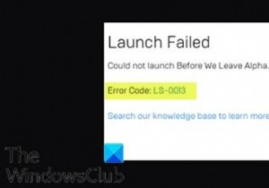 Windows 11/10 এ Epic Games এরর কোড LS-0013 ঠিক করুন 