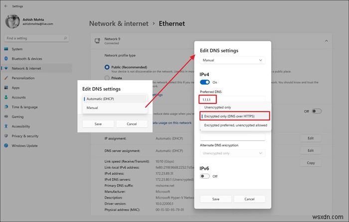 Windows 11-এ HTTPS প্রাইভেসি ফিচারের উপর DNS কীভাবে ব্যবহার করবেন 