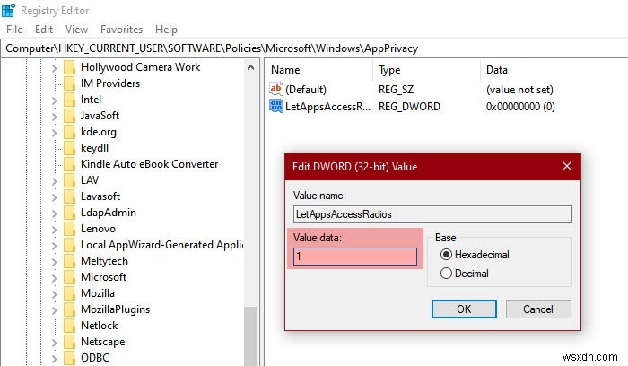Windows 11/10-এ কীভাবে Windows অ্যাপগুলিকে রেডিও নিয়ন্ত্রণ করতে দেওয়া যায় 