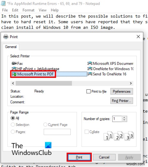 কিভাবে Windows 11/10 এ HTML এবং PDF ফরম্যাটে নোটপ্যাড ফাইল সংরক্ষণ করবেন 