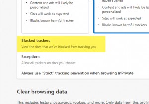 মাইক্রোসফ্ট এজ-এ সমস্ত অবরুদ্ধ ট্র্যাকার কীভাবে দেখতে বা মুছবেন 