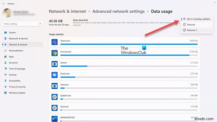 কিভাবে Windows 11/10 এ মাসিক ইন্টারনেট ডেটা ব্যবহার সীমিত ও নিরীক্ষণ করবেন 