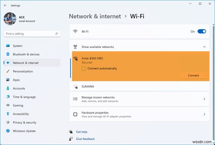 একটি Wi-Fi নেটওয়ার্কে স্বয়ংক্রিয়ভাবে সংযুক্ত হওয়া থেকে Windows 11/10 বন্ধ করুন 