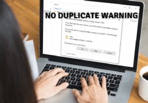 উইন্ডোজ 10-এ ফাইল এবং ফোল্ডারগুলি অনুলিপি বা সরানোর সময় কোনও ডুপ্লিকেট সতর্কতা নেই৷ 