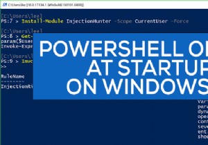 PowerShell Windows 11/10 এ স্টার্টআপে খোলে 