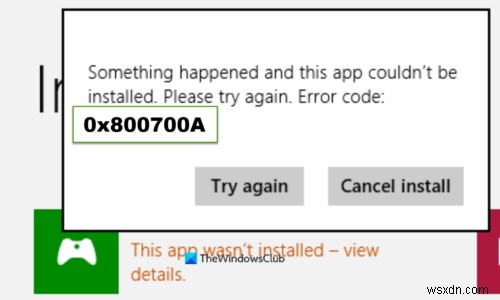Windows 10-এ Microsoft Store ত্রুটি 0x800700AA ঠিক করুন 