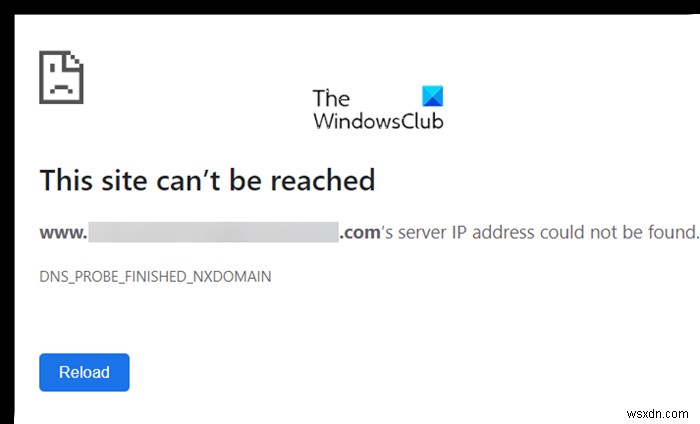 DNS_PROBE_FINISHED_NXDOMAIN, সার্ভার আইপি ঠিকানা পাওয়া যায়নি 