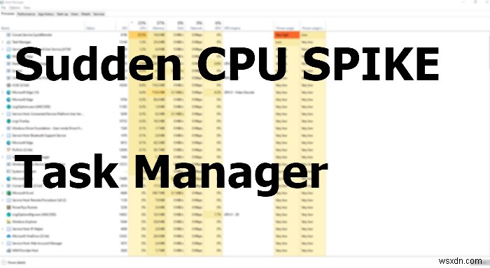 টাস্ক ম্যানেজার চালু করার সময় কেন CPU ব্যবহার 100% বেড়ে যায়? 