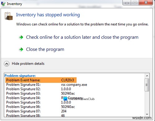 Windows 10 এ একটি অ্যাপ্লিকেশন চালু করার সময় CLR20R3 ত্রুটি ঠিক করুন 