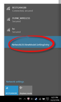 SystemSettings.ViewModel.SettingEntry বা NetworkUX.ViewModel.SettingEntry ত্রুটি ঠিক করুন 