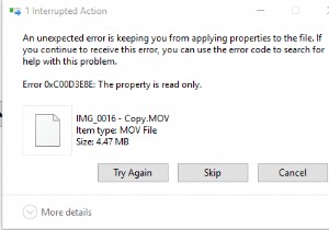 ত্রুটি 0xC00D3E8E ঠিক করুন, সম্পত্তিটি শুধুমাত্র Windows 11/10 এ পড়া হয় 