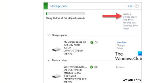 উইন্ডোজ 10 এ স্টোরেজ পুলের জন্য কীভাবে স্টোরেজ স্পেস তৈরি করবেন 