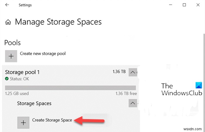 উইন্ডোজ 10 এ স্টোরেজ পুলের জন্য কীভাবে স্টোরেজ স্পেস তৈরি করবেন 