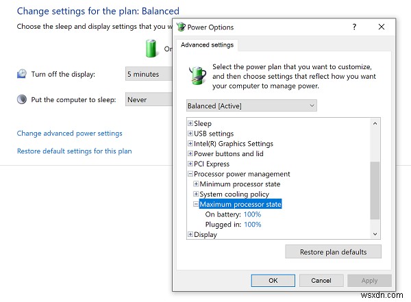 Windows 11/10-এ CPU পূর্ণ গতি বা ক্ষমতায় চলছে না 