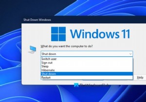 Windows 11/10 কম্পিউটার বন্ধ বা লক করার জন্য কীবোর্ড শর্টকাট 