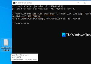উইন্ডোজ 10-এ কমান্ড প্রম্পট ব্যবহার করে যে কোনও আকারের ডামি টেস্ট ফাইল কীভাবে তৈরি করবেন 