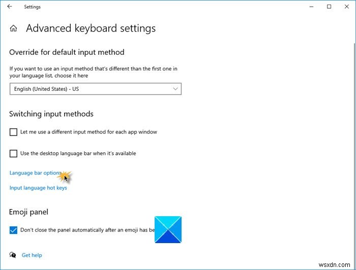 পুনরুদ্ধার করুন:Windows 11/10-এ ভাষা বার অনুপস্থিত 