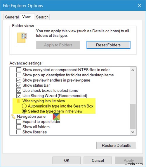 অনুসন্ধান বাক্সে স্বয়ংক্রিয়ভাবে টাইপ করতে ফাইল এক্সপ্লোরার সেট করুন বা Windows 11/10-এ একটি আইটেম নির্বাচন করুন 