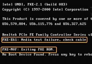 PXE-E61 ঠিক করুন, মিডিয়া পরীক্ষা ব্যর্থতা, Windows 11/10 এ কেবল বুট ত্রুটি পরীক্ষা করুন 