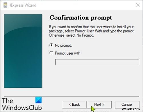 Windows 10-এ IExpress-এর সাহায্যে PowerShell স্ক্রিপ্ট (PS1) ফাইলকে EXE-তে কীভাবে রূপান্তর করা যায় 