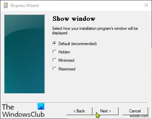 Windows 10-এ IExpress-এর সাহায্যে PowerShell স্ক্রিপ্ট (PS1) ফাইলকে EXE-তে কীভাবে রূপান্তর করা যায় 