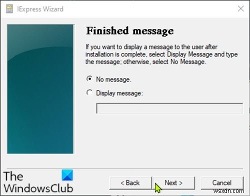 Windows 10-এ IExpress-এর সাহায্যে PowerShell স্ক্রিপ্ট (PS1) ফাইলকে EXE-তে কীভাবে রূপান্তর করা যায় 