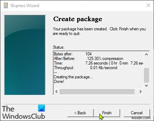 Windows 10-এ IExpress-এর সাহায্যে PowerShell স্ক্রিপ্ট (PS1) ফাইলকে EXE-তে কীভাবে রূপান্তর করা যায় 