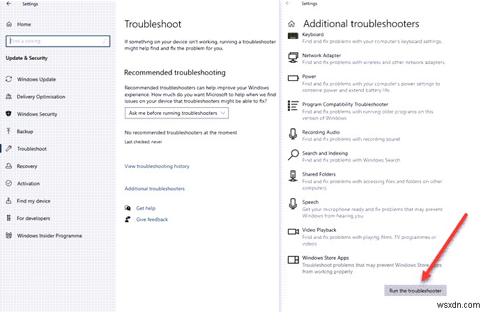 উইন্ডোজ ms-windows-storePurgeCaches খুঁজে পায় না 