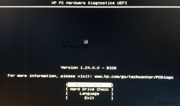 Windows 11/10-এ HP PC হার্ডওয়্যার ডায়াগনস্টিকস UEFI ব্যবহার করা 