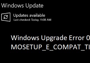 উইন্ডোজ আপগ্রেড ত্রুটি 0XC1900103, মোসেটআপ ই কমপ্যাট টাইমআউট 