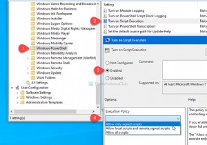 কিভাবে Windows PowerShell স্ক্রিপ্ট এক্সিকিউশন চালু বা বন্ধ করবেন 