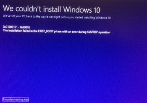 উইন্ডোজ 11/10 ইনস্টল বা আপডেট করতে ব্যর্থ হয়:ত্রুটি 0xC1900101 - 0x30018 