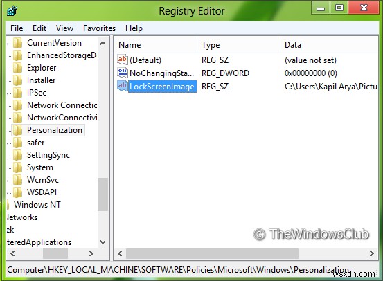 Windows 11/10-এ ব্যবহারকারীদের লক স্ক্রীন পরিবর্তন করা থেকে বিরত রাখুন 