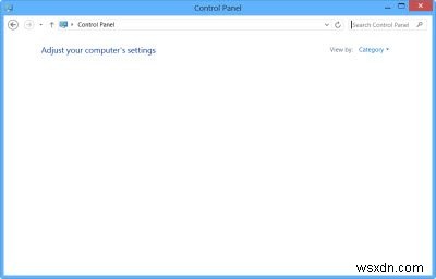 Windows 11/10-এ কন্ট্রোল প্যানেল বা সিস্টেম রিস্টোর উইন্ডো খালি 