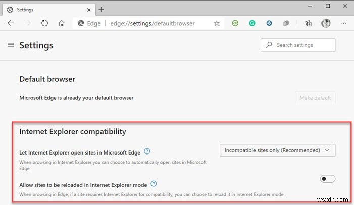 Microsoft Edge এ পুনঃনির্দেশ কনফিগার করার জন্য গ্রুপ নীতি 