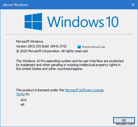 Windows 10 সংস্করণ 20H2 - পরিচিত সমস্যা এবং সমস্যা 