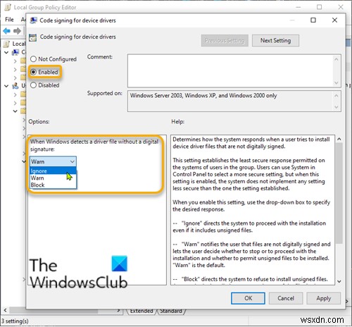 Windows 10-এ এই ড্রাইভার সফ্টওয়্যারটির প্রকাশক যাচাই করতে পারে না 