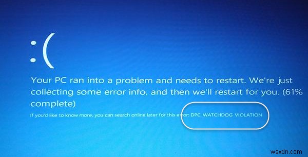 উইন্ডোজ 11/10-এ DPC ওয়াচডগ লঙ্ঘন নীল স্ক্রীন 