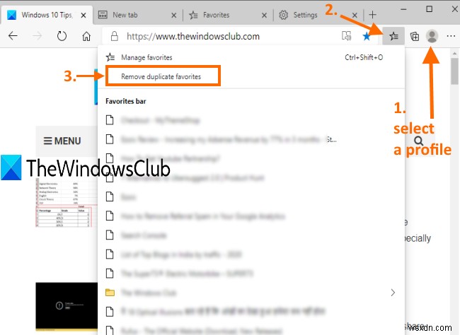 মাইক্রোসফ্ট এজ ব্রাউজারে ডুপ্লিকেট ফেভারিটগুলি কীভাবে সরিয়ে ফেলা যায় 