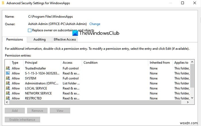 WindowsApps লুকানো ফোল্ডার কি এবং কেন আমি এটি অ্যাক্সেস করতে পারি না? 