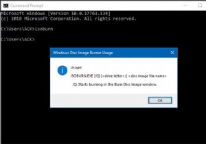 উইন্ডোজ 10 এ কমান্ড প্রম্পট ব্যবহার করে কীভাবে আইএসও ফাইল বার্ন করবেন 