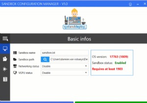স্যান্ডবক্স কনফিগারেশন ম্যানেজার ব্যবহার করে উইন্ডোজে স্যান্ডবক্স তৈরি করুন 