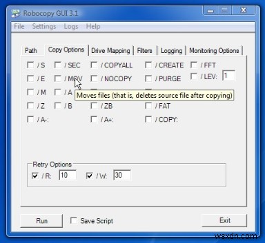 Windows 11/10 এবং Microsoft Robocopy GUI-তে রোবোকপি 
