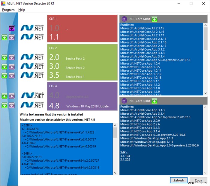 উইন্ডোজ 10 পিসিতে ইনস্টল করা .NET ফ্রেমওয়ার্ক সংস্করণটি কীভাবে পরীক্ষা করবেন 