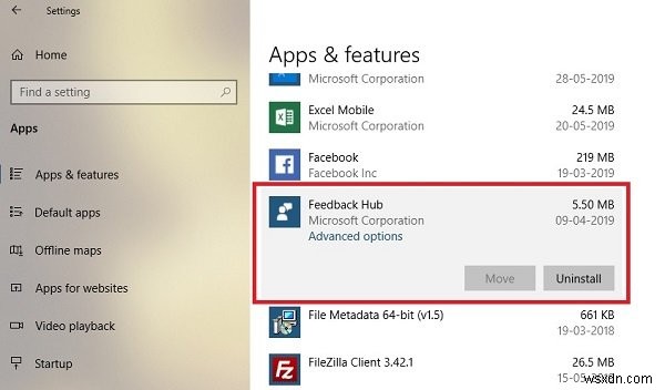 উইন্ডোজ 10 এ ফিডব্যাক হাব অ্যাপ কীভাবে আনইনস্টল করবেন 